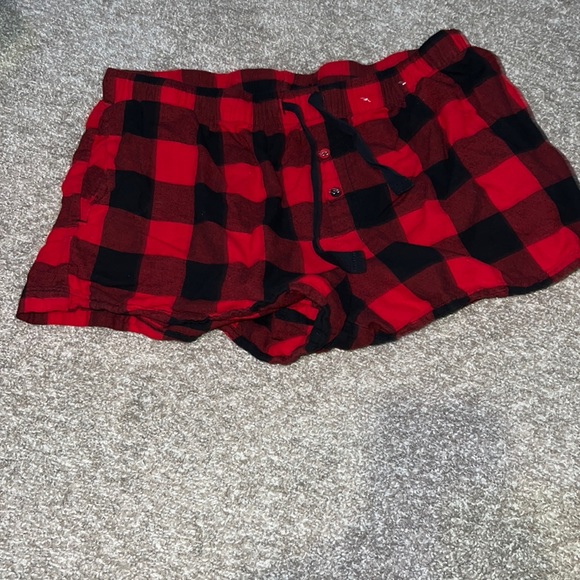 Flannel pajama shorts - Picture 1 of 1